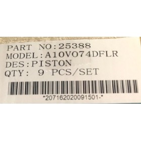 Pièces détachées pour pompe à pistons