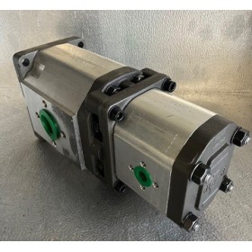 Pompe à engrenage double