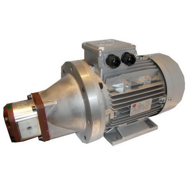 Groupe motopompe à courant continu, pompe hydraulique 3kW, 24 V, 2600  tr/min, pompe à engrenages 6 cm3/tr
